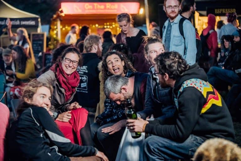 Knockengorroch World Ceilidh 2018 by night