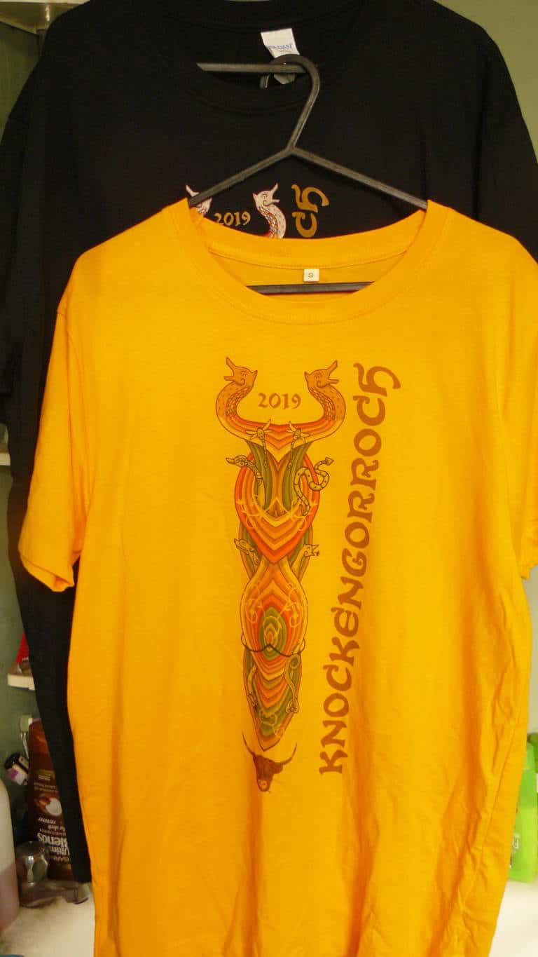 Knockengorroch special edition 2019 T-shirt (gold)