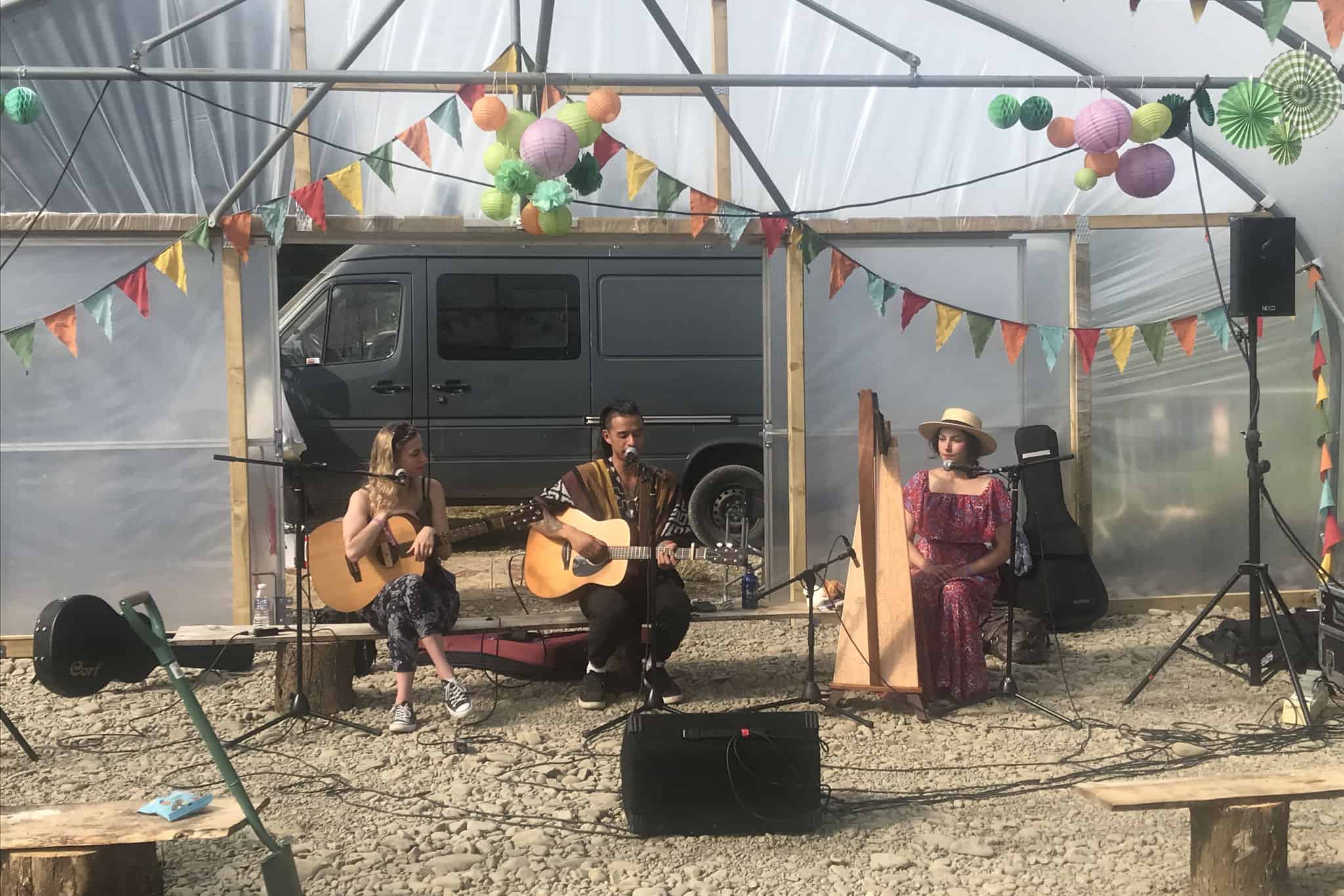 Knockengorroch - Discee polytunnel venue